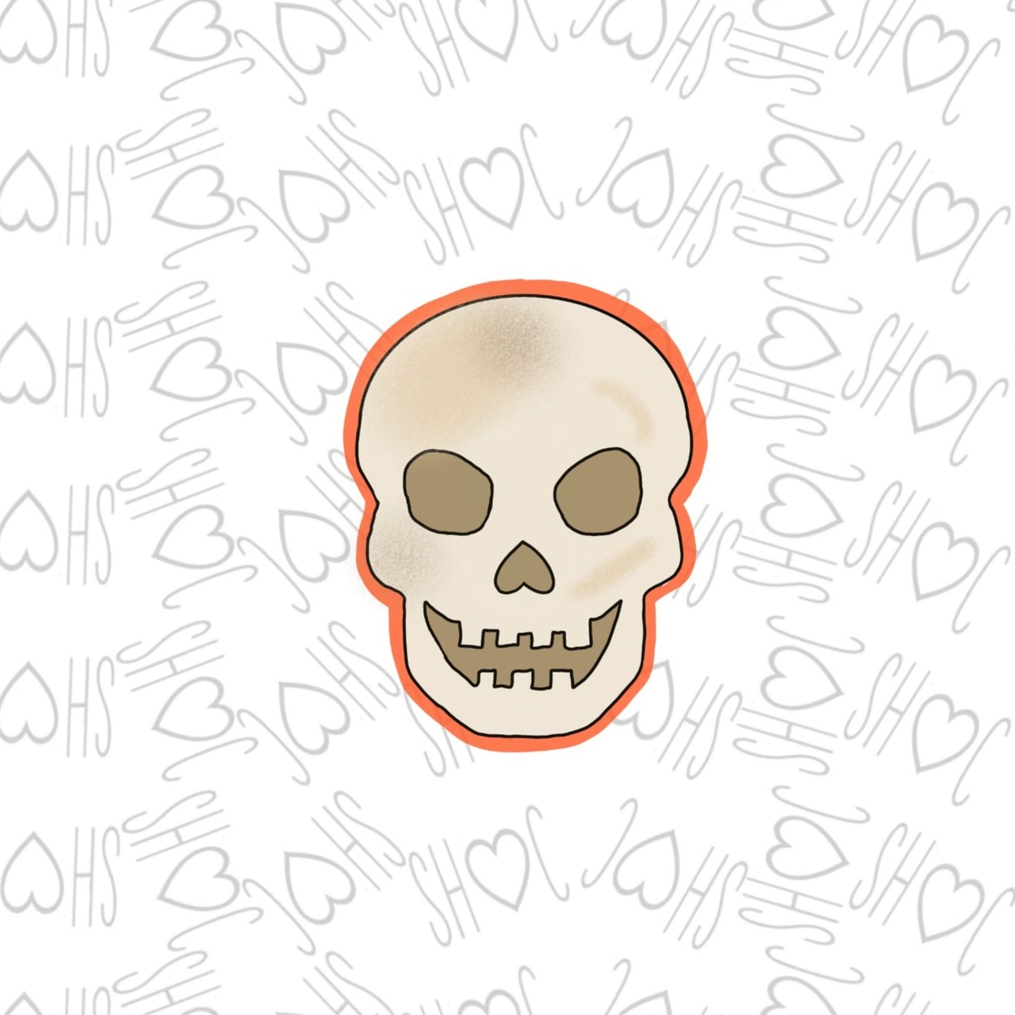 DONE TO ORDER: Skull Cookie Cutter