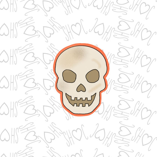 DONE TO ORDER: Skull Cookie Cutter