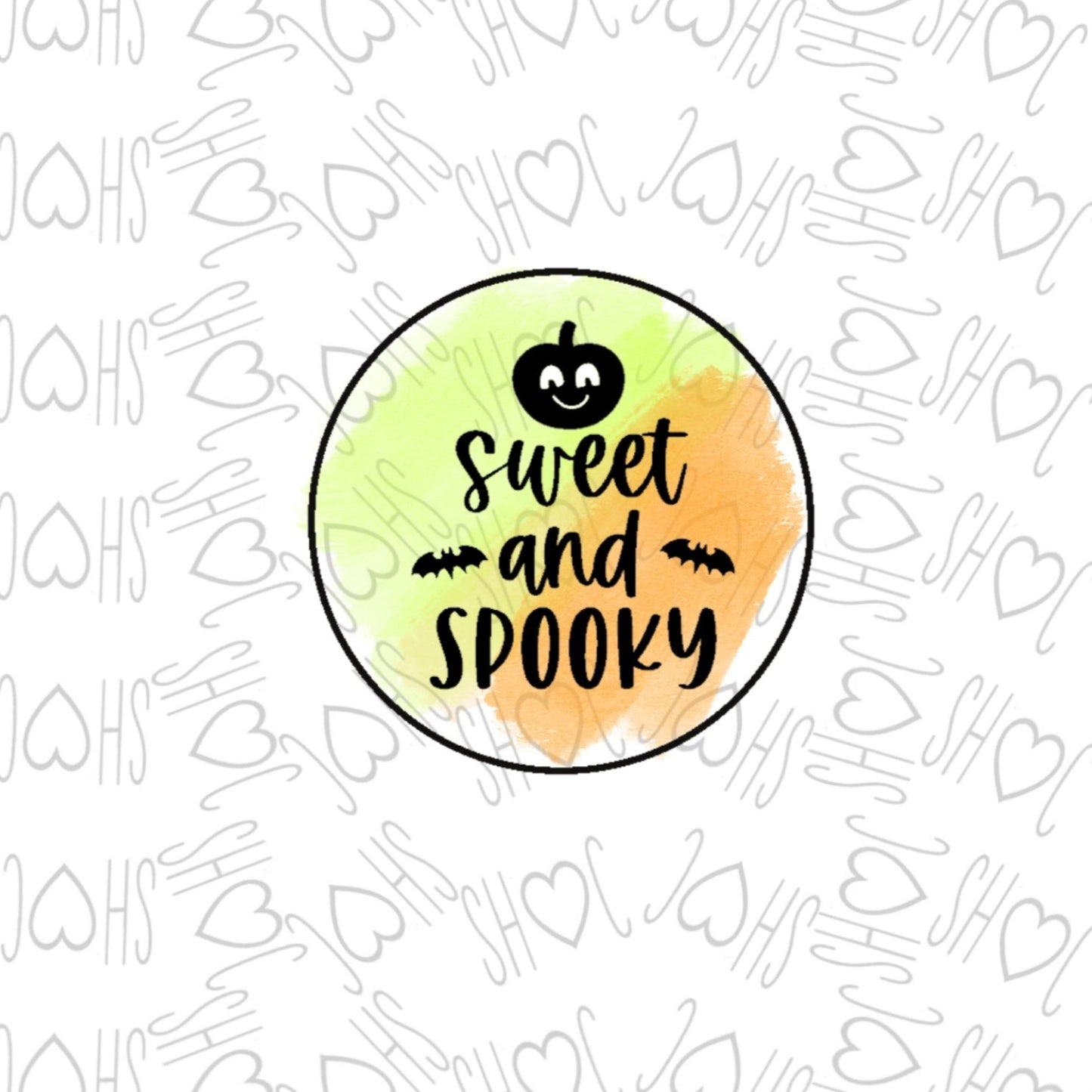 DONE TO ORDER: "Sweet + Spooky" Fondant Stamp