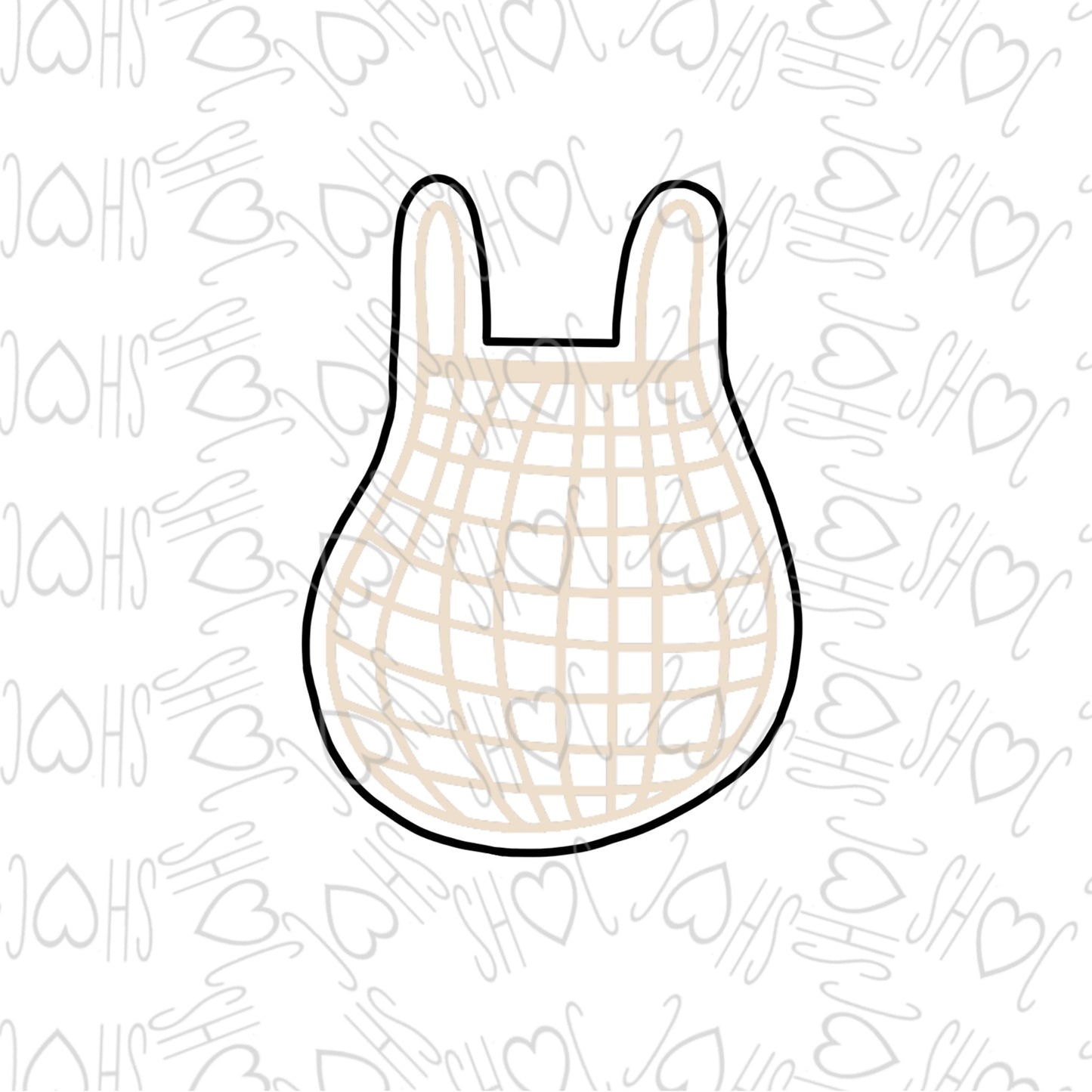 DONE TO ORDER: Mesh Bag 1 Cookie Cutter