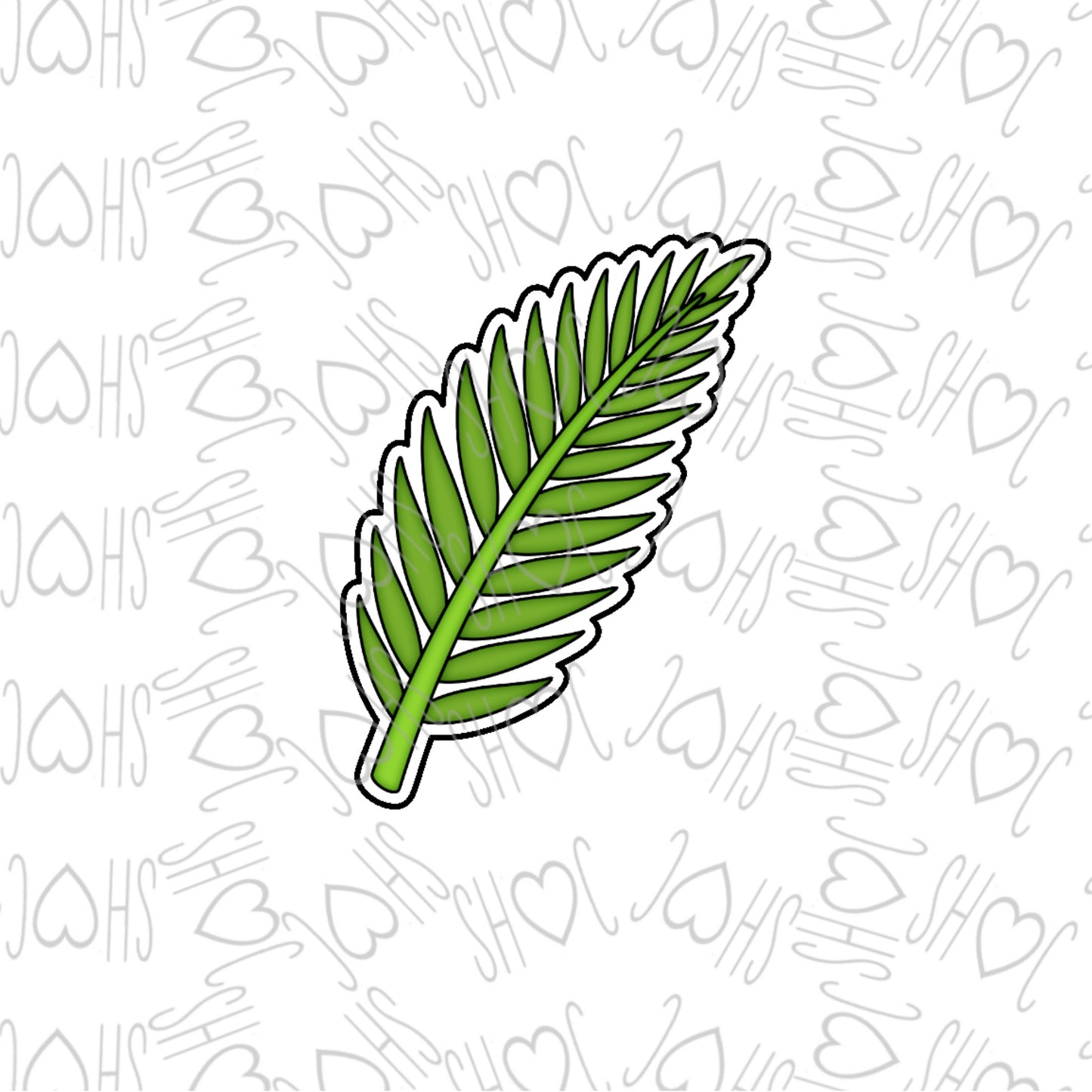 DONE TO ORDER: Palm Leaf Cookie Cutter