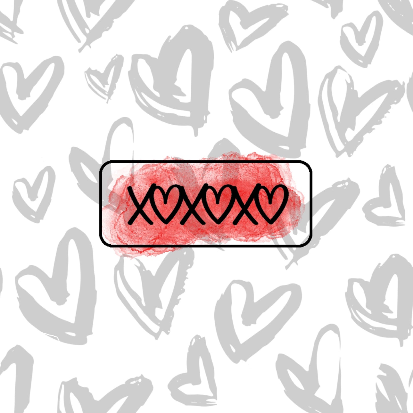 DONE TO ORDER: XOXO Fondant Stamp