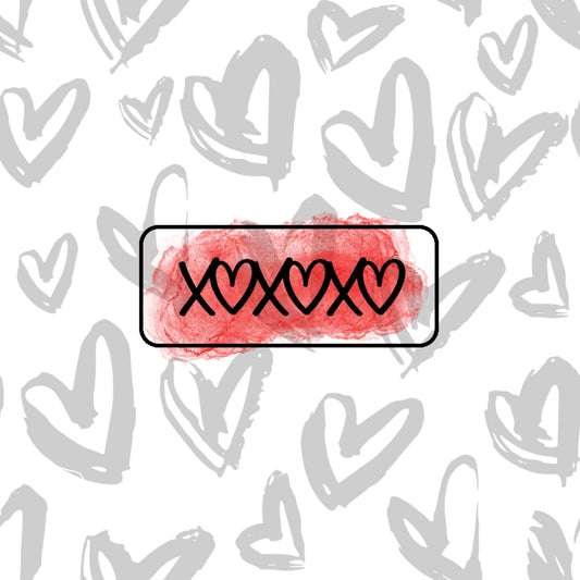 DONE TO ORDER: XOXO Fondant Stamp