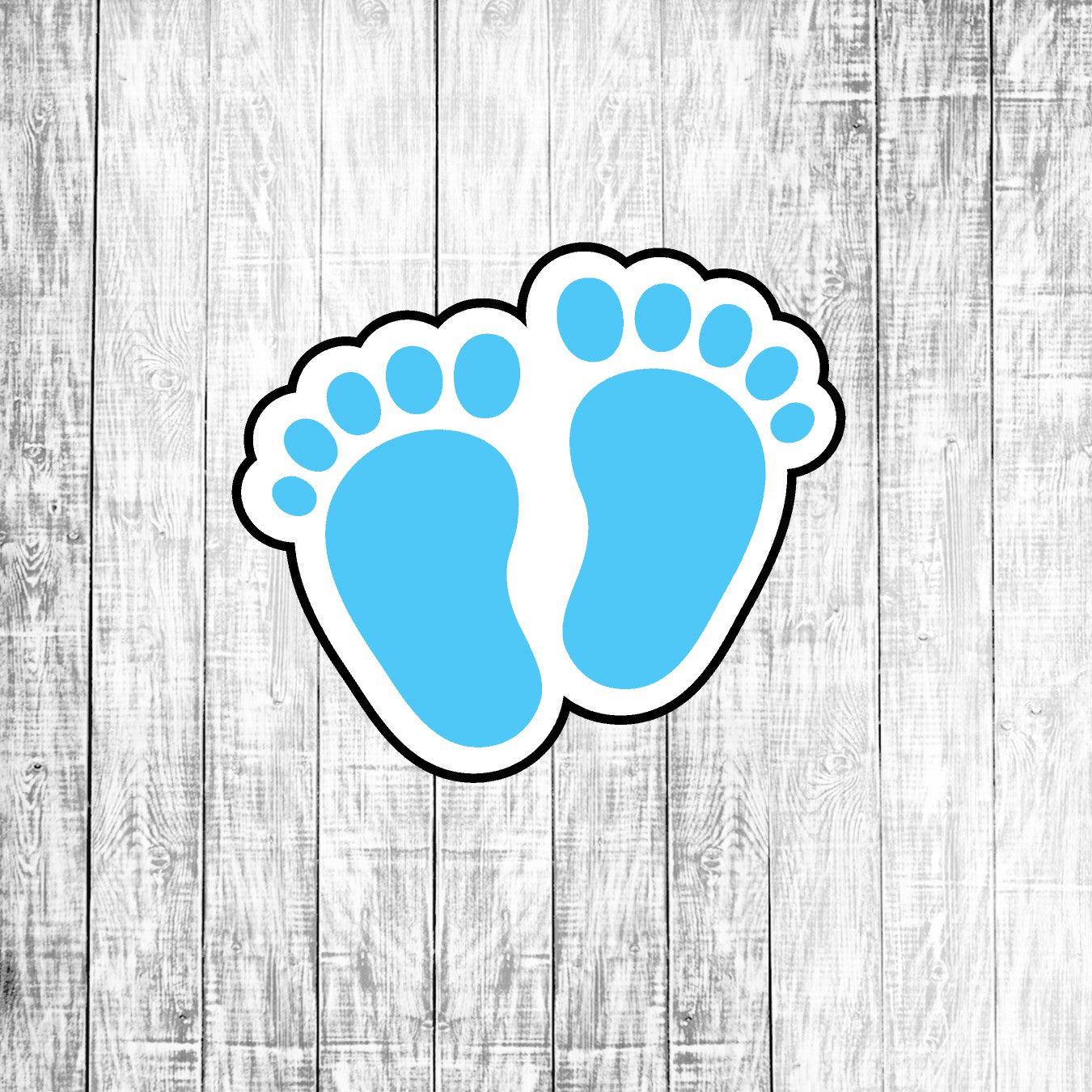 DONE TO ORDER: Baby Feet Cookie Cutter