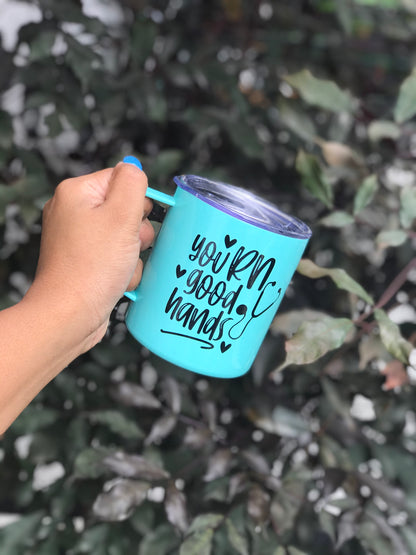 “You RN in good hands” Insulated Mug - SHCreations