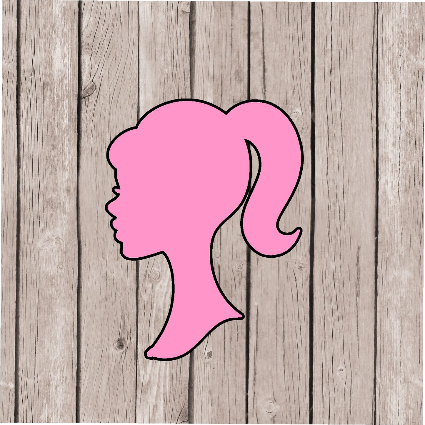 DONE TO ORDER : Doll Silhouette Cookie Cutter