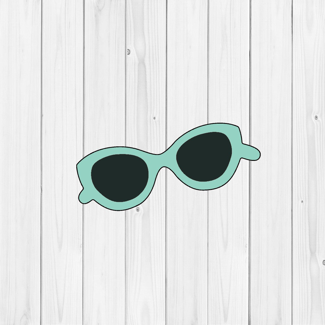 DONE TO ORDER: Retro Sunglasses 2 Cookie Cutter