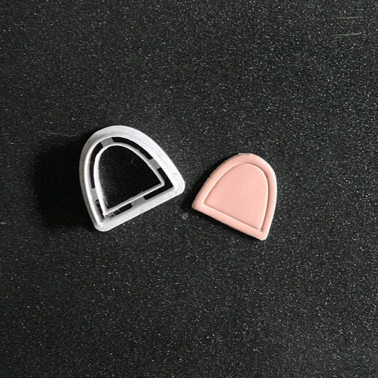 Done to Order: Mini Half Oval w/line 3D Cutter - SHCreations