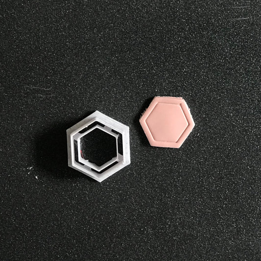 Done to Order: Mini Hexagon w/line 3D Cutter - SHCreations