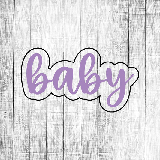 DONE TO ORDER: Baby Cookie Cutter + Fondant Embosser - SHCreations