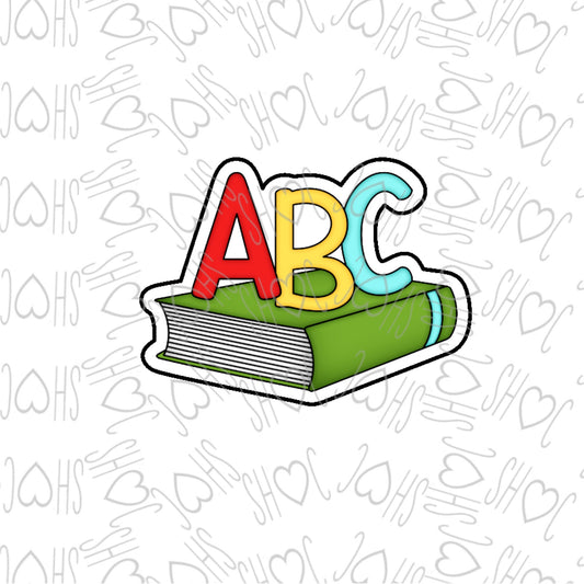 DONE TO ORDER: ABC Bookstack Cookie Cutter - SHCreations