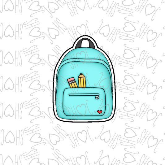DONE TO ORDER:Backpack Cookie Cutter - SHCreations