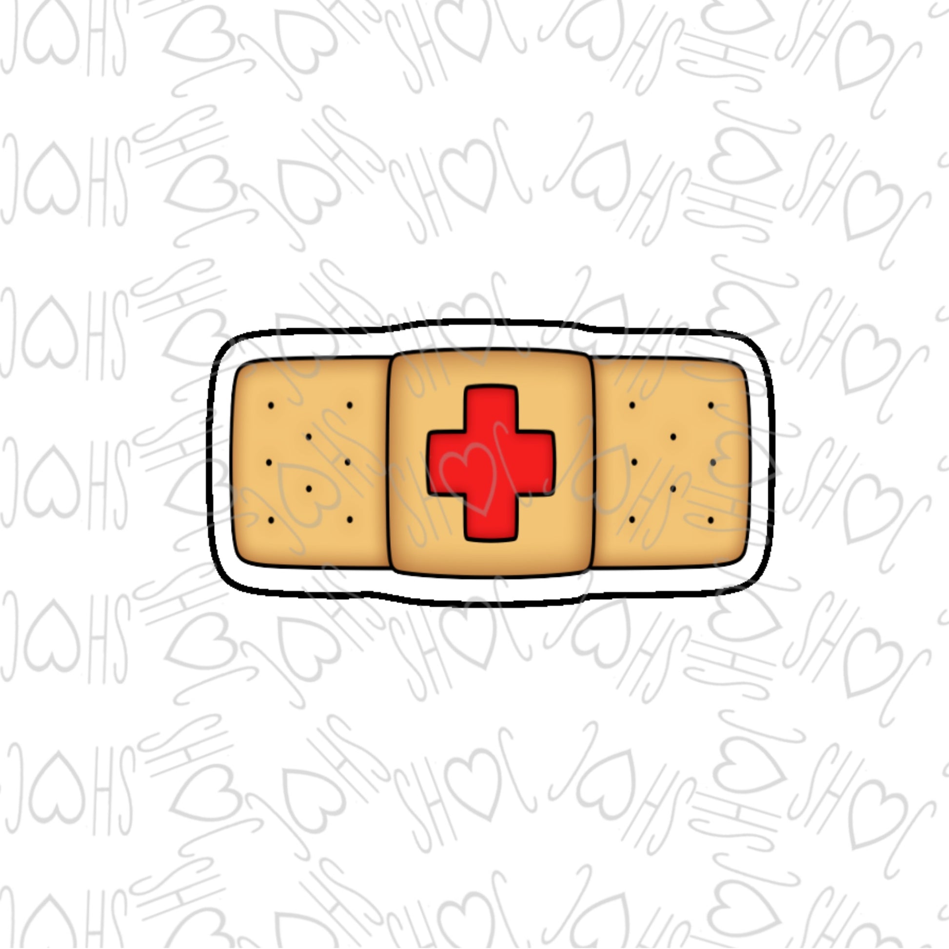 DONE TO ORDER: Bandaid Cookie Cutter - SHCreations