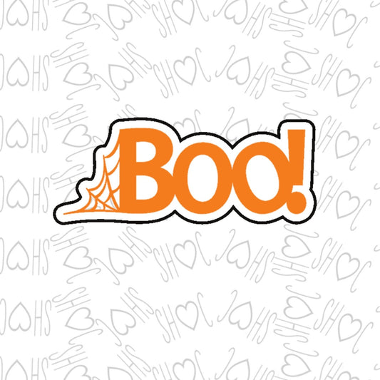 DONE TO ORDER: Boo 1 Cookie Cutter - SHCreations