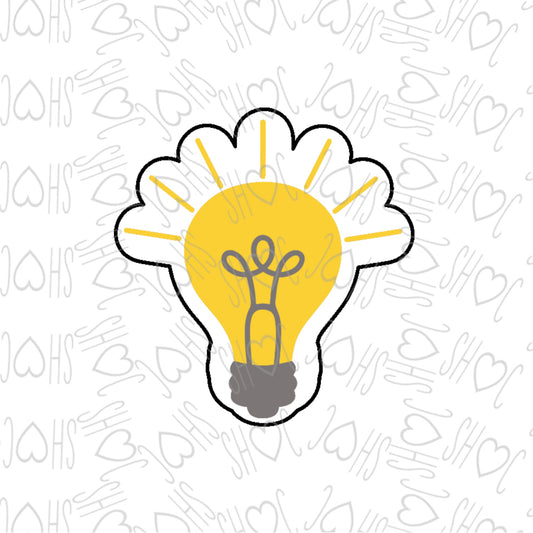 DONE TO ORDER: Bulb Cookie Cutter - SHCreations