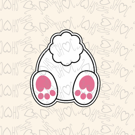 DONE TO ORDER: Bunny Tail Cookie Cutter - SHCreations