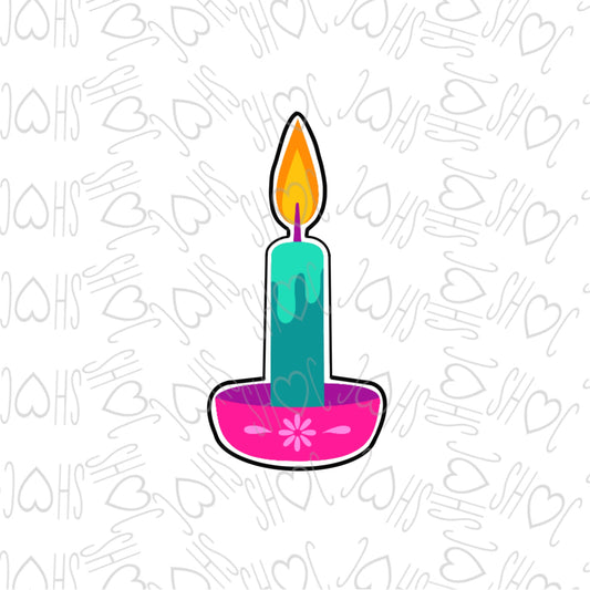 DONE TO ORDER: Candle 3 Cookie Cutter - SHCreations