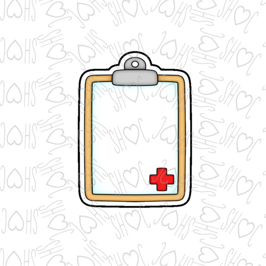 DONE TO ORDER: Clipboard Cookie Cutter - SHCreations