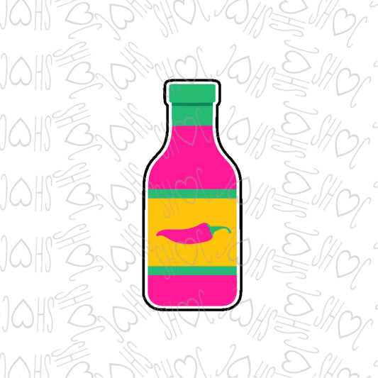 DONE TO ORDER: Hot Sauce Cookie Cutter - SHCreations