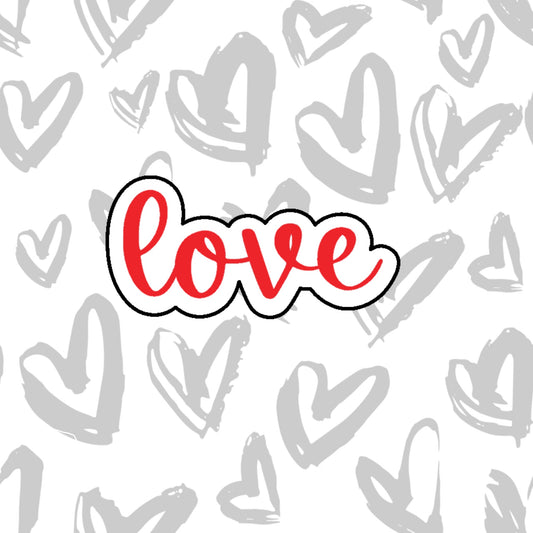 DONE TO ORDER: Love 1 Cookie Cutter - SHCreations