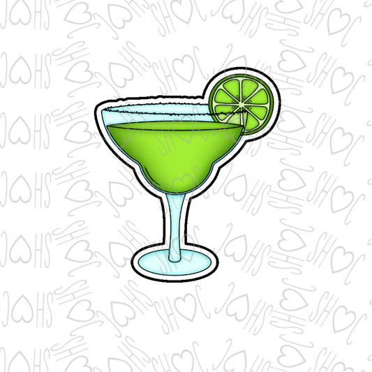 DONE TO ORDER: Margarita 2 Cookie Cutter - SHCreations