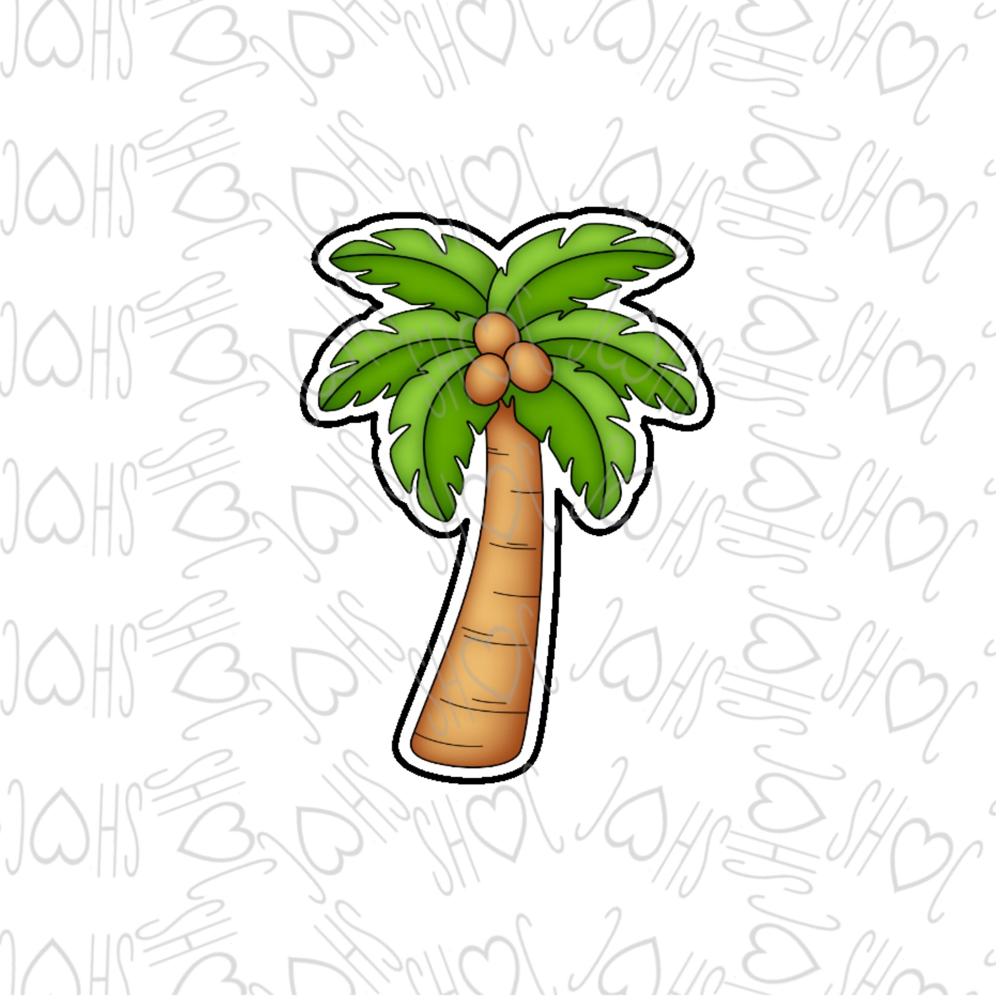 DONE TO ORDER: Palm Tree Cookie Cutter - SHCreations