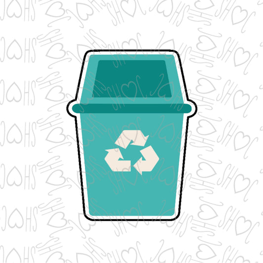 DONE TO ORDER: Recycle Bin Cookie Cutter - SHCreations