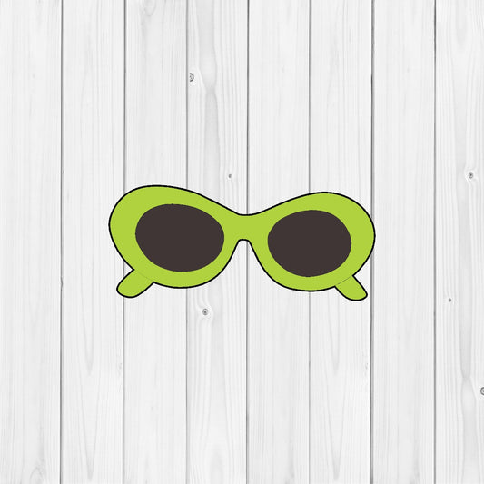 DONE TO ORDER: Retro Sunglasses 1 Cookie Cutter - SHCreations