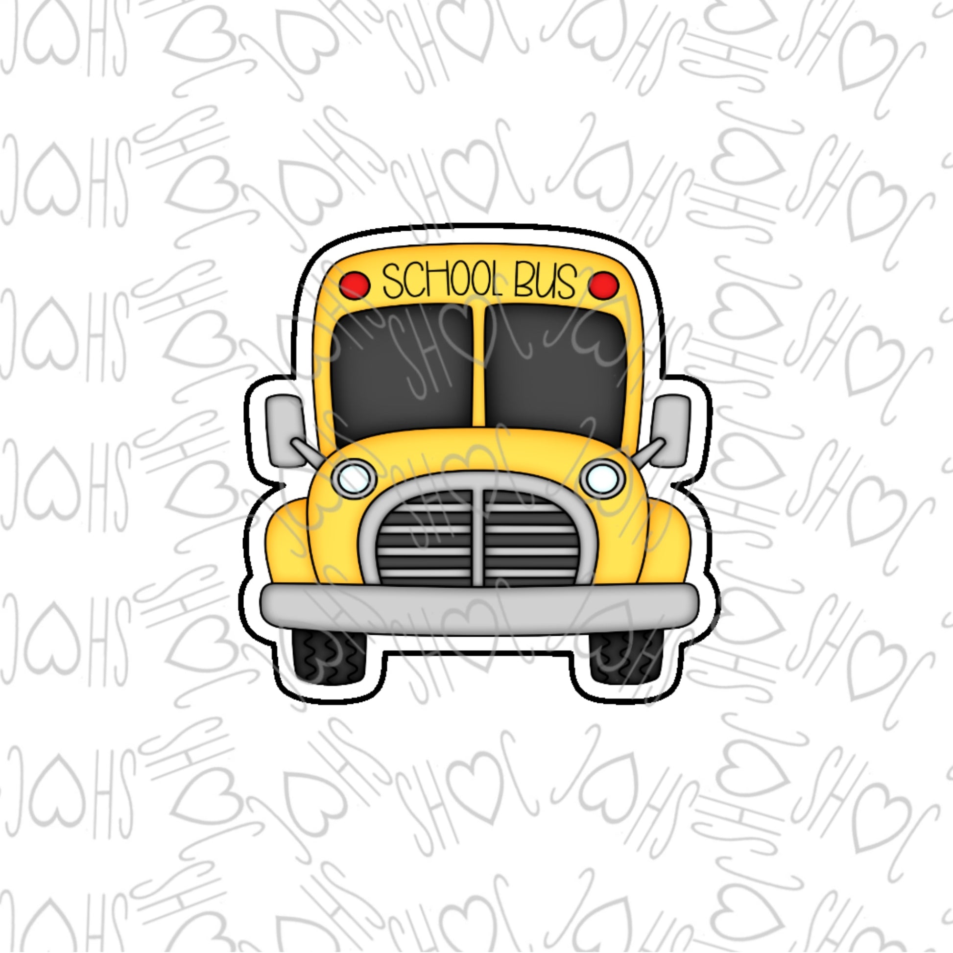DONE TO ORDER: School Bus Cookie Cutter - SHCreations