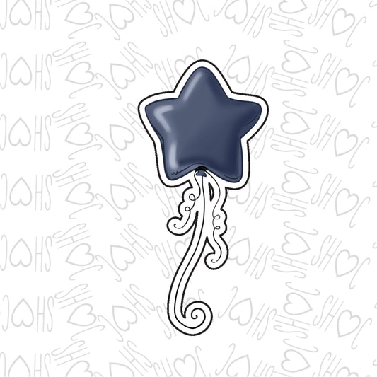 DONE TO ORDER: Star Balloon Cookie Cutter - SHCreations