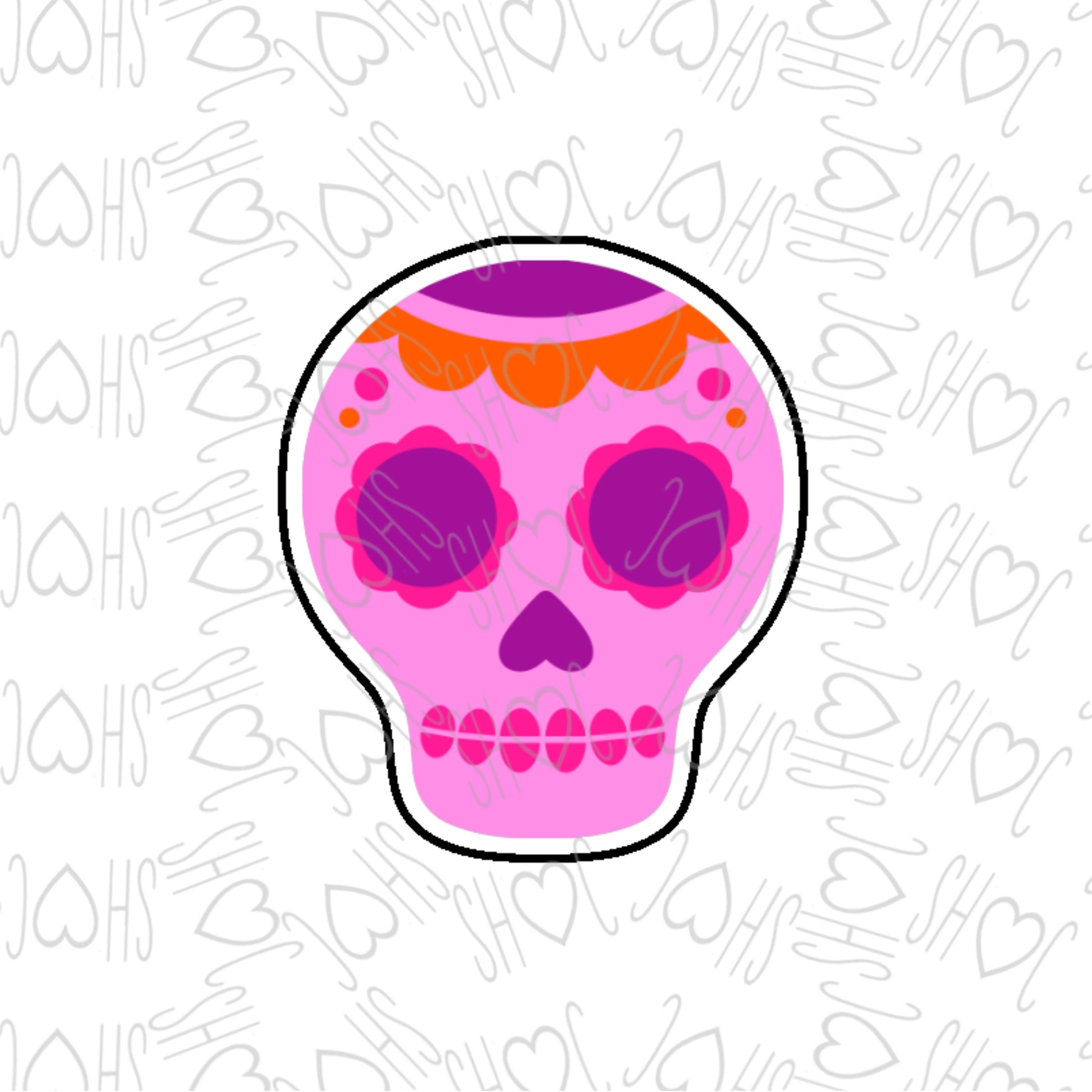 DONE TO ORDER: Sugar Skull 2 Cookie Cutter - SHCreations