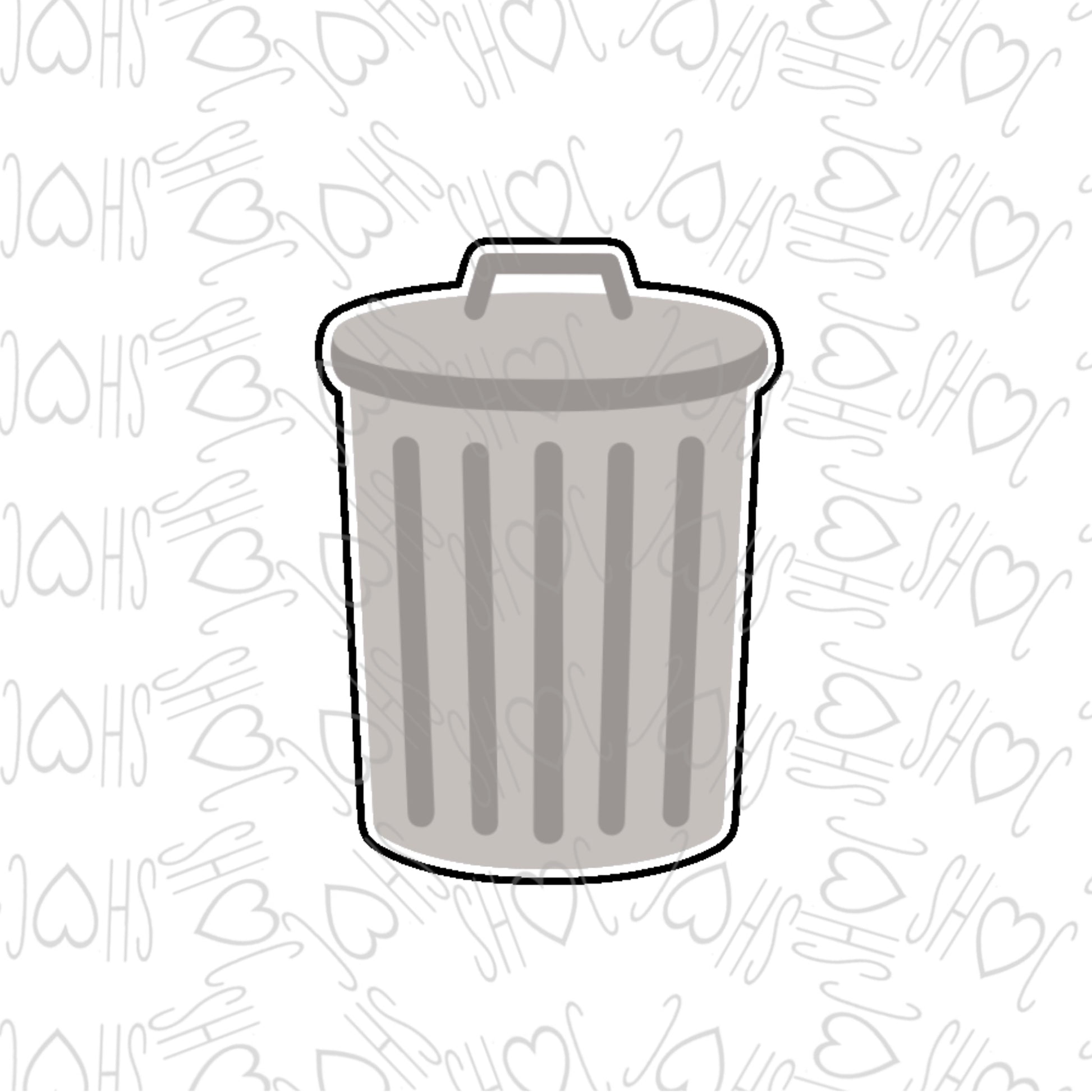 DONE TO ORDER: Trash Can Cookie Cutter - SHCreations
