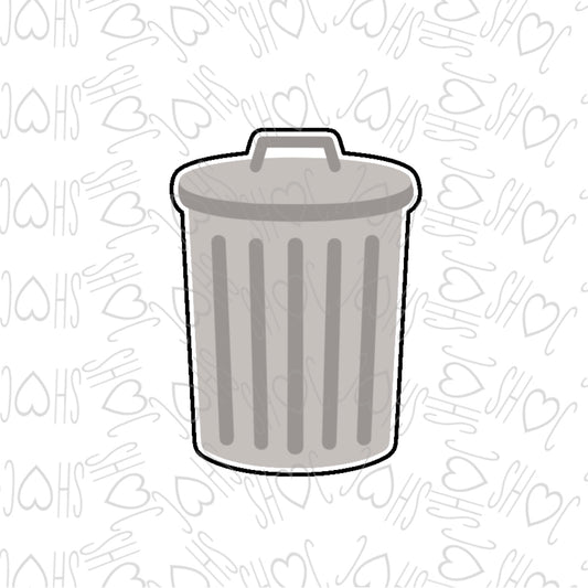 DONE TO ORDER: Trash Can Cookie Cutter - SHCreations