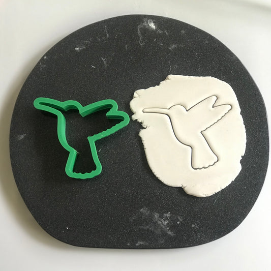 DONE TO ORDER: Hummingbird Cookie Cutter/ Fondant Embosser - SHCreations