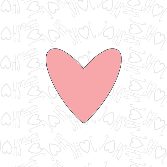 DONE TO ORDER: Abstract Heart Cookie Cutter - SHCreations