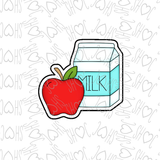 DONE TO ORDER: Apple/Milk Cookie Cutter - SHCreations