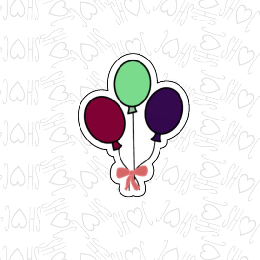 DONE TO ORDER: Balloons Cookie Cutter - SHCreations