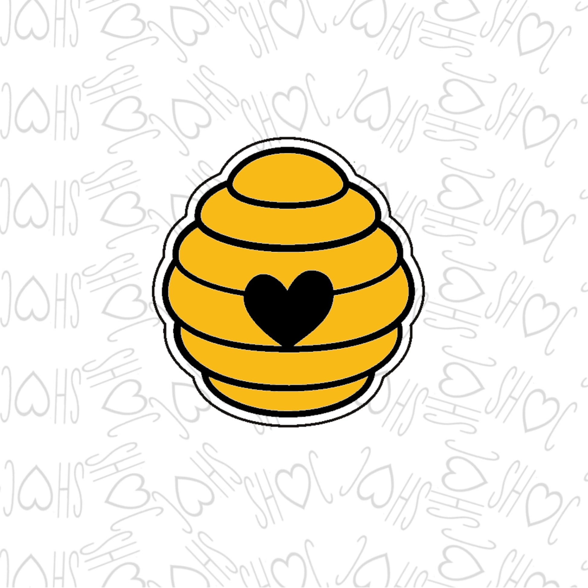 DONE TO ORDER: Bee Hive 1 Cookie Cutter - SHCreations