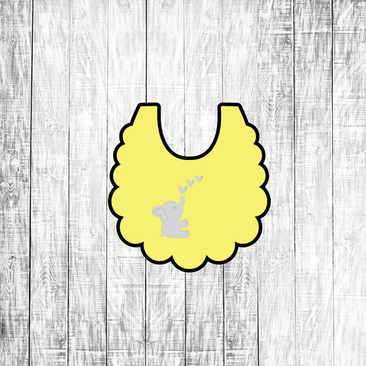 DONE TO ORDER: Bib 1 Cookie Cutter - SHCreations