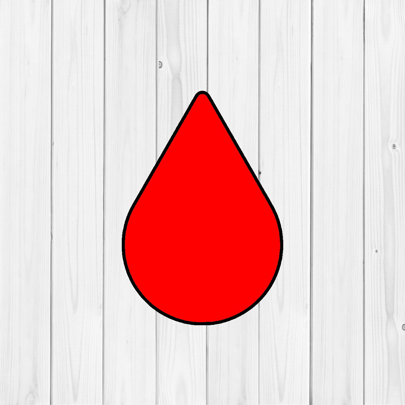 DONE TO ORDER: Blood Drop Cookie Cutter - SHCreations