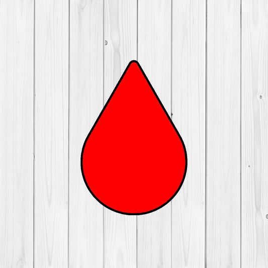 DONE TO ORDER: Blood Drop Cookie Cutter - SHCreations
