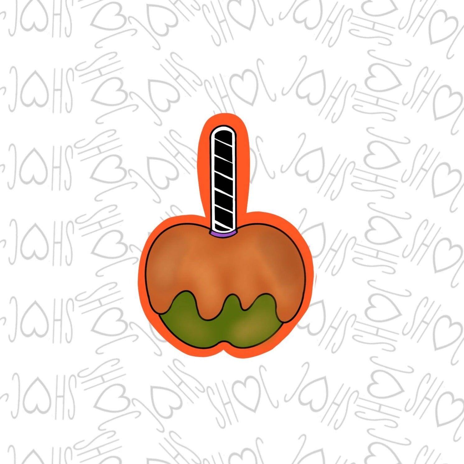 DONE TO ORDER: Candy Apple Cookie Cutter - SHCreations
