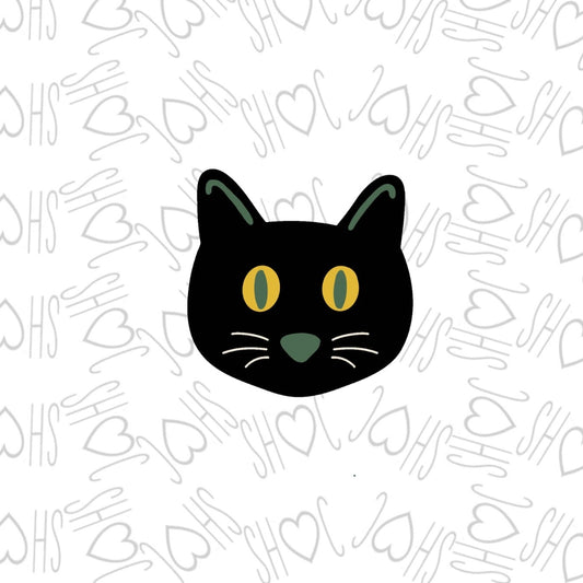 DONE TO ORDER: Cat Face Cookie Cutter - SHCreations