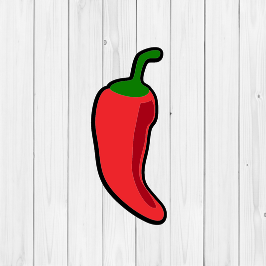 DONE TO ORDER: Chilli Pepper 1 Cookie Cutter - SHCreations