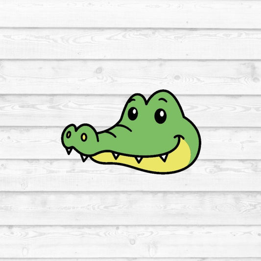 DONE TO ORDER: Crocodile Face Cookie Cutter - SHCreations