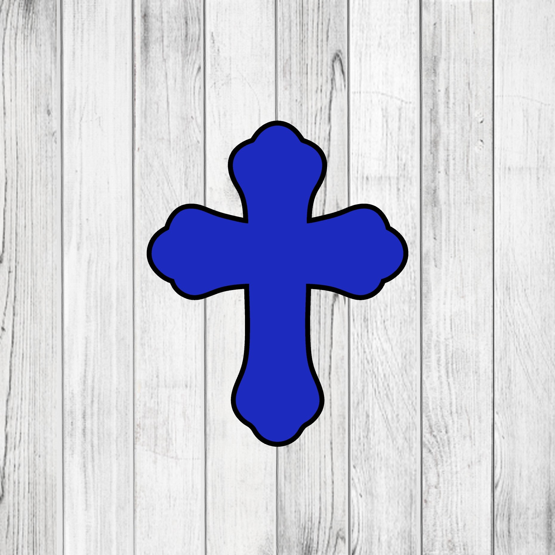 DONE TO ORDER: Cross 5 Cookie Cutter - SHCreations