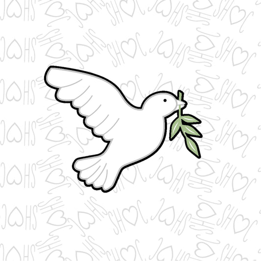 DONE TO ORDER: Dove 2 Cookie Cutter - SHCreations