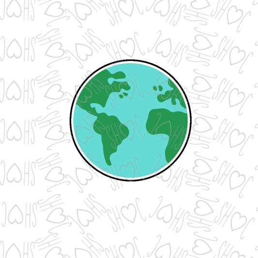 DONE TO ORDER: Earth Cookie Cutter - SHCreations