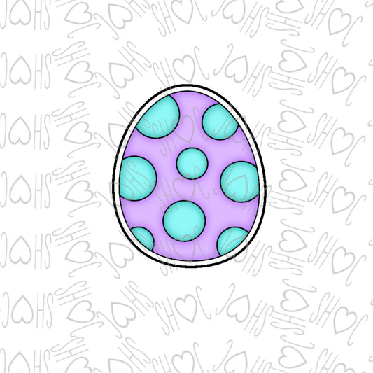 DONE TO ORDER: Easter Egg Cookie Cutter - SHCreations