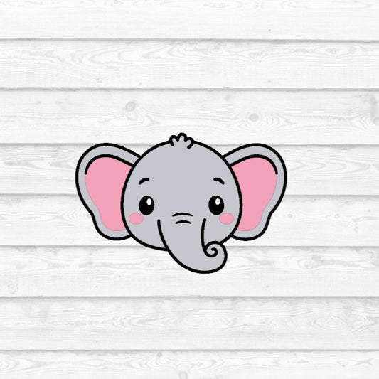 DONE TO ORDER: Elephant Face Cookie Cutter - SHCreations
